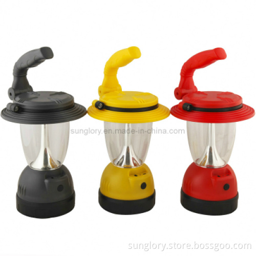 Crank LED Lantern with Solar Eenergy